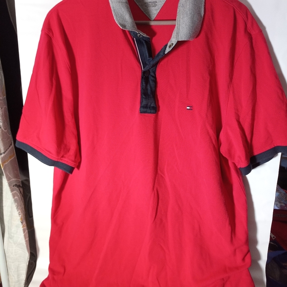Tommy Hilfiger XXL Red Polo - Picture 4 of 11
